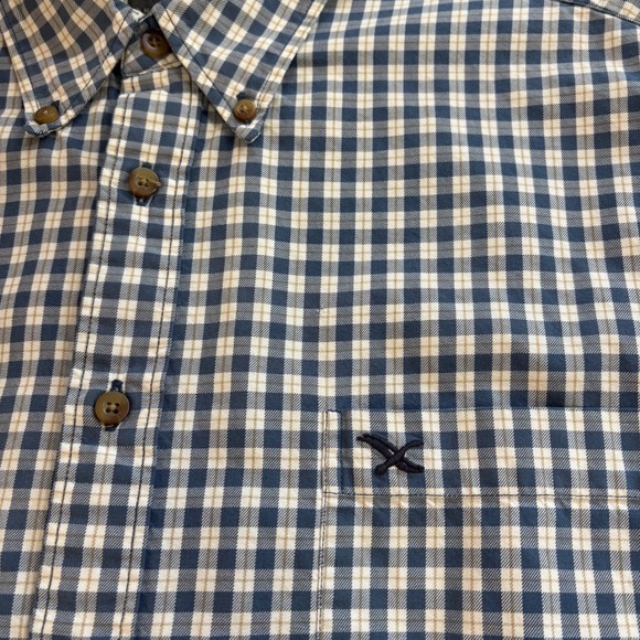 Eddie Bauer XL Button Down Shirt Long Sleeve Plaid‎ Checkered Mens - Picture 6 of 9